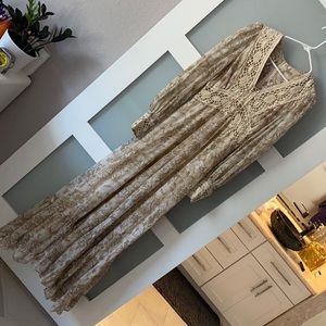 Gunne Sax by Jessica 1970’s Vintage Prairie style long dress Size 13 Jr